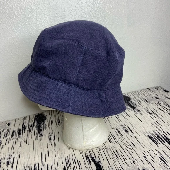 Vintage Y2K Nike Bucket Hat Navy Blue Center Swoosh L/XL - Picture 3 of 10
